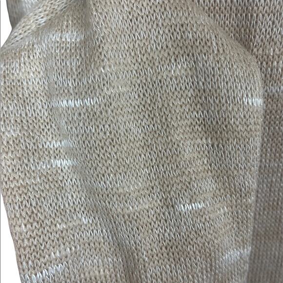 Charming Charlie Spacedye Off the Shoulder Long Sleeve Sweater Dress Beige M - Picture 5 of 9